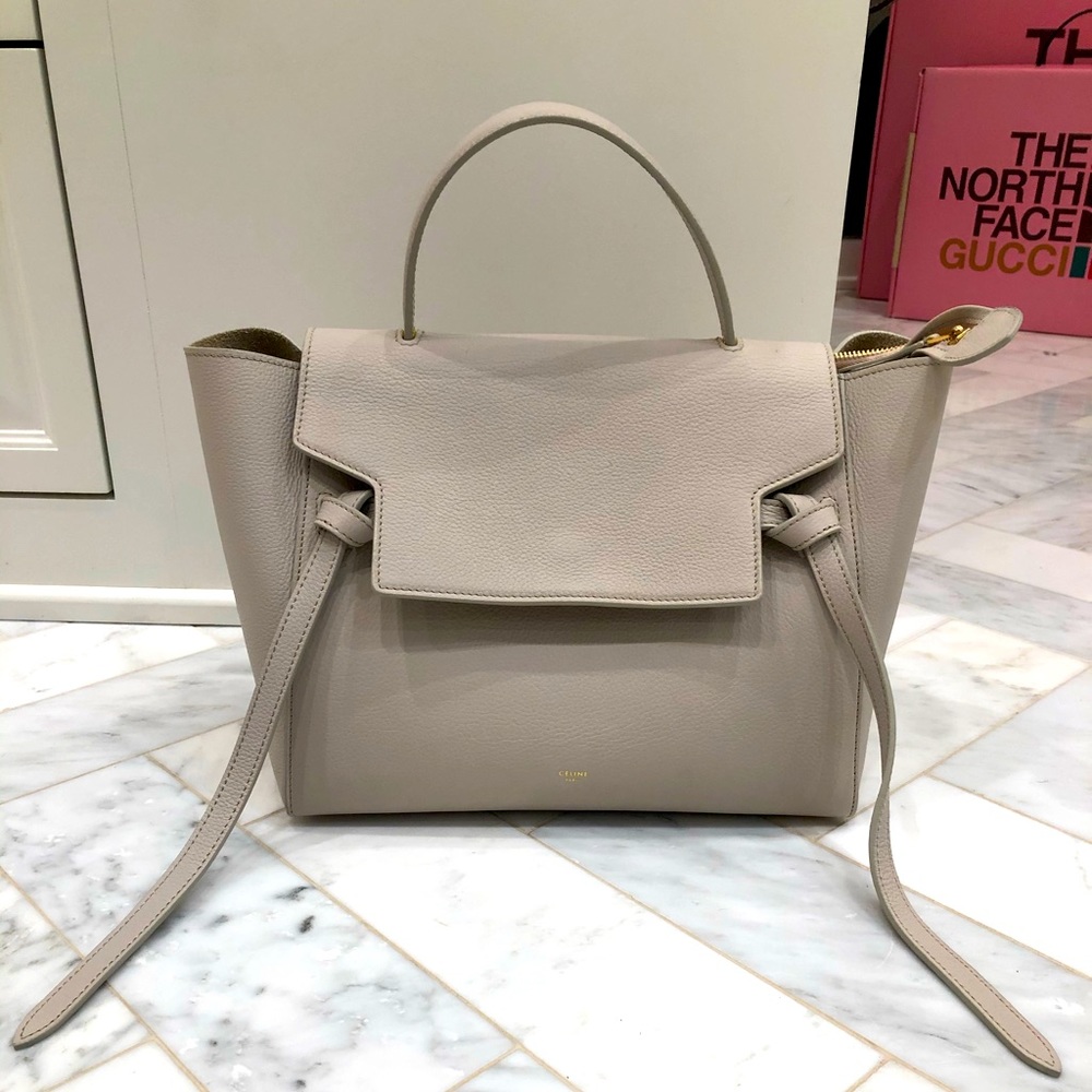 Cèline Belt Bag Light Grey Gold HDW